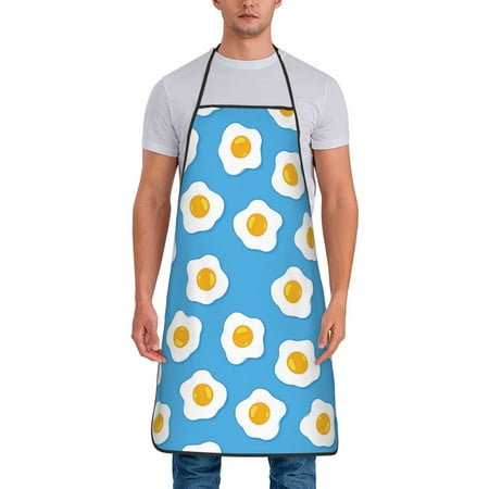Aprons for Men Women - Cute Fried Egg Turquoise Cooking Kitchen Apron Chef Apron Waterproof Apron for Painting Pottery Baking BBQ Gardening Salon Gift For women Men
Aprons for Men Women - Cute Fried Egg Turquoise Cooking Kitchen Apron Chef Apron Waterproof Apron for Painting Pottery Baking BBQ Gardening Salon Gift For women Men