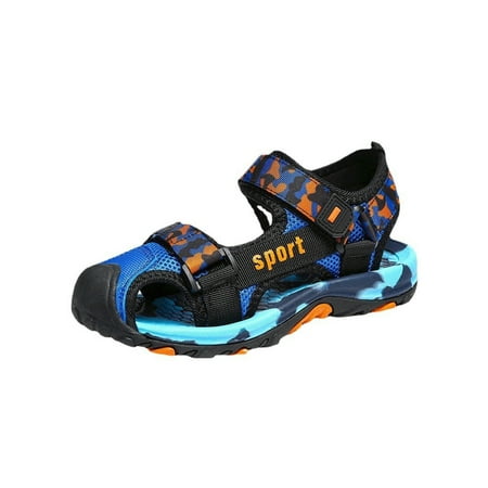 Woobling Boy Sandals Closed Toe Sandal Fisherman Beach Shoes Kids Casual Sport Non Slip Blue Orange 12C
Woobling Boy Sandals Closed Toe Sandal Fisherman Beach Shoes Kids Casual Sport Non Slip Blue Orange 12C