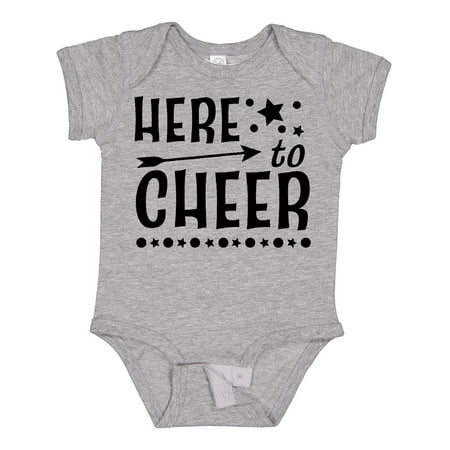 Inktastic Here to Cheer- Cheerleading with Arrow and Stars Gift Baby Boy or Baby Girl Bodysuit
Inktastic Here to Cheer- Cheerleading with Arrow and Stars Gift Baby Boy or Baby Girl Bodysuit