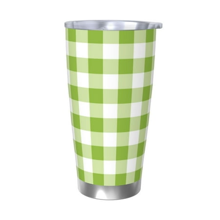 Salouo White Green Plaid Print 20oz Tumbler with Lid Stainless Steel Vacuum Insulated Tumbler Durable Insulated Coffee Mug Thermal Cup with Splash Proof Sliding Lid-Without Straw
Salouo White Green Plaid Print 20oz Tumbler with Lid Stainless Steel Vacuum Insulated Tumbler Durable Insulated Coffee Mug Thermal Cup with Splash Proof Sliding Lid-Without Straw