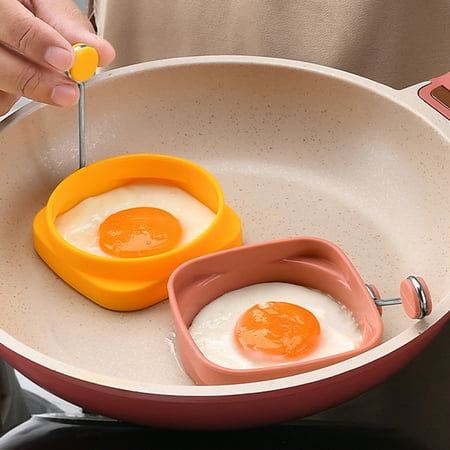 LEPAI Fried Egg Mold High Temperature Resistance Flexible Food Grade Double-sided Square Round Egg Fryer Mould for Home
LEPAI Fried Egg Mold High Temperature Resistance Flexible Food Grade Double-sided Square Round Egg Fryer Mould for Home