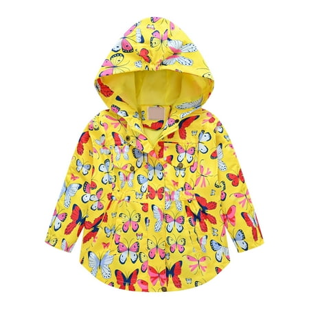 Baby Clothes Toddler Kids Girls Spring Fall Windbreaker with Hoods Zipper Cute Cartoon Buttlefly Pattern Windproof Jacket Coat Outwear
Baby Clothes Toddler Kids Girls Spring Fall Windbreaker with Hoods Zipper Cute Cartoon Buttlefly Pattern Windproof Jacket Coat Outwear