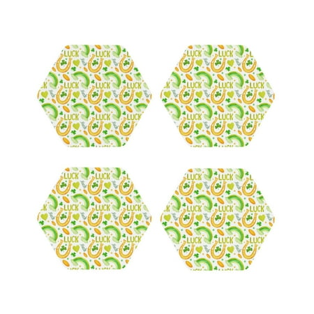Drink Coasters Set of 4 St Patrick s Day1 Leather Coasters for Coffee Table Protector Heat Resistant Cute Coasters for Home Decor Housewarming Gifts Bar Kitchen 4 Inch Hexagon
Drink Coasters Set of 4 St Patrick s Day1 Leather Coasters for Coffee Table Protector Heat Resistant Cute Coasters for Home Decor Housewarming Gifts Bar Kitchen 4 Inch Hexagon