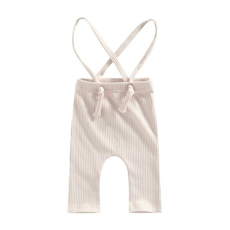 TheFound Newborn Baby Girl Boy Suspender Pants Ribbed Elastic Waist Leggings Overalls Solid Color Unisex Clothes
TheFound Newborn Baby Girl Boy Suspender Pants Ribbed Elastic Waist Leggings Overalls Solid Color Unisex Clothes