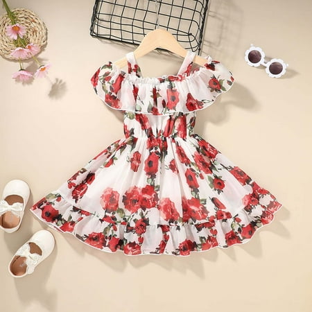QISIWOLE Toddler Kids Baby Girls Summer Sling Chiffon Skirt Princess Dress Sling Dress rollbacks !
QISIWOLE Toddler Kids Baby Girls Summer Sling Chiffon Skirt Princess Dress Sling Dress rollbacks !