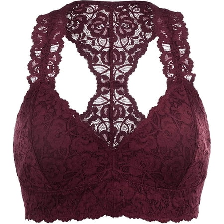 Gotoly Women s Sexy Lace Bra Removable Padded Racerback Breathable Bralette Bustier Sports Bras(Red X-Large)
Gotoly Women s Sexy Lace Bra Removable Padded Racerback Breathable Bralette Bustier Sports Bras(Red X-Large)
