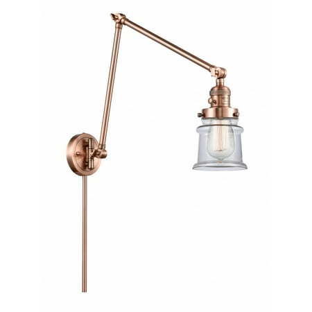 Innovations 238-AC-G182S Small Canton 1 Light Swing Arm part of the Franklin Restoration Collection Antique Copper
Innovations 238-AC-G182S Small Canton 1 Light Swing Arm part of the Franklin Restoration Collection Antique Copper