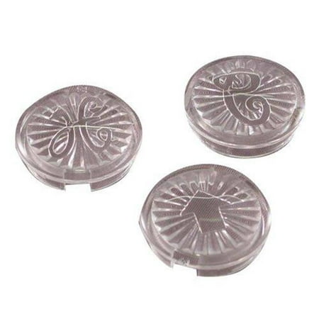Danco 12-88014 Handle Buttons for Faucets Clear Acrylic - Pack of 3