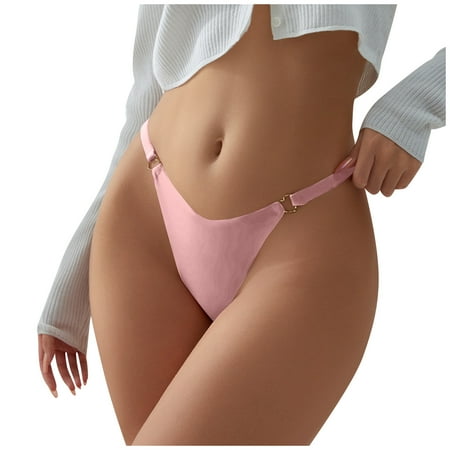 Kddylitq Women s Low Rise G String Thong Briefs Breathable Seamless Underwear Pink M
Kddylitq Women s Low Rise G String Thong Briefs Breathable Seamless Underwear Pink M