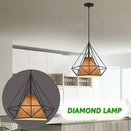 yegeUY Chandelier E27 Diamond Shape Iron Cage Lighting for Restaurant Room Decor
yegeUY Chandelier E27 Diamond Shape Iron Cage Lighting for Restaurant Room Decor