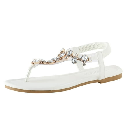 Quealent Adult Women Sandal Women Heeled Sandals Ladies Shoes Fashion Flat Thong Sandals with Drill Elastic Strap Sandal Slippers for Women Outdoor White 8.5
Quealent Adult Women Sandal Women Heeled Sandals Ladies Shoes Fashion Flat Thong Sandals with Drill Elastic Strap Sandal Slippers for Women Outdoor White 8.5
