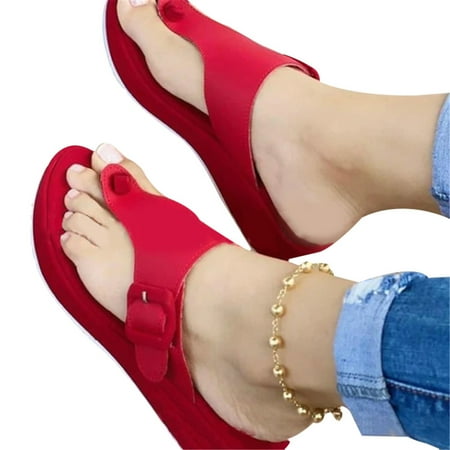 Fashionable Summer Sandals Shoes High -Heeled Sand Slippers With Thick Bottom Of The Toe For Women Outfit Summer Wearing 43 Red
Fashionable Summer Sandals Shoes High -Heeled Sand Slippers With Thick Bottom Of The Toe For Women Outfit Summer Wearing 43 Red