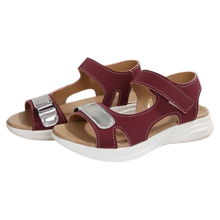 Jungdeepe Ladies Summer Casual Sport Style Solid Color Bright Slope Heel Lightweight Slingback Sandals Women Womens Espadrille Sandals Size 11 Low Wedge 8 Go Max Nine Shoes for Women Sandals Heels
Jungdeepe Ladies Summer Casual Sport Style Solid Color Bright Slope Heel Lightweight Slingback Sandals Women Womens Espadrille Sandals Size 11 Low Wedge 8 Go Max Nine Shoes for Women Sandals Heels