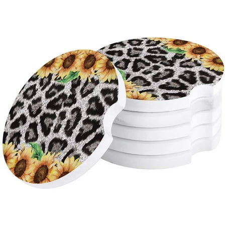 ZHANZZK Sunflower Leopard Grain Set of 2 Car Coaster for Drinks Absorbent Ceramic Stone Coasters Cup Mat with Cork Base for Home Kitchen Room Coffee Table Bar Decor
ZHANZZK Sunflower Leopard Grain Set of 2 Car Coaster for Drinks Absorbent Ceramic Stone Coasters Cup Mat with Cork Base for Home Kitchen Room Coffee Table Bar Decor