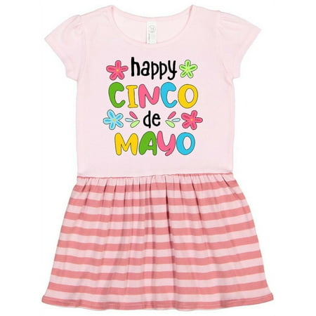 Inktastic Happy Cinco de Mayo Colorful Flowers Gift Toddler Girl Dress
Inktastic Happy Cinco de Mayo Colorful Flowers Gift Toddler Girl Dress