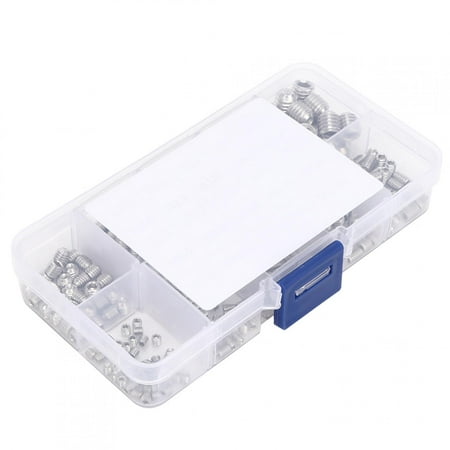 ESTINK 300pcs M3 M4 M5 M6 M8 Set Screw 304 Stainless Steel Hex Socket Screw Combination Set Hex Screw Stainless Steel Screw
ESTINK 300pcs M3 M4 M5 M6 M8 Set Screw 304 Stainless Steel Hex Socket Screw Combination Set Hex Screw Stainless Steel Screw