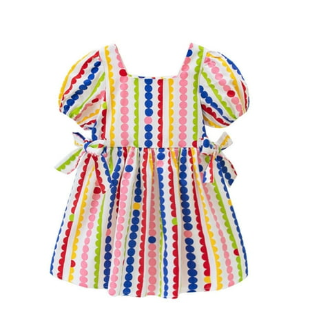 Toddler Baby Girls Spring Summer Colorful Printed Princess Dress Short Sleeve Clothes Child Sundress Streetwear Kids Dailywear Outwear
Toddler Baby Girls Spring Summer Colorful Printed Princess Dress Short Sleeve Clothes Child Sundress Streetwear Kids Dailywear Outwear