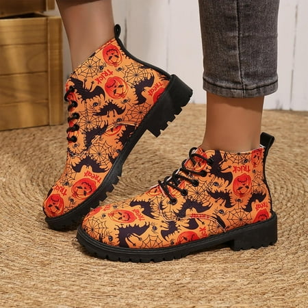 Uinagy Women s Winter Fashion Festival Printed Lace Up Ankle Boots Casual Comfort Boots
Uinagy Women s Winter Fashion Festival Printed Lace Up Ankle Boots Casual Comfort Boots