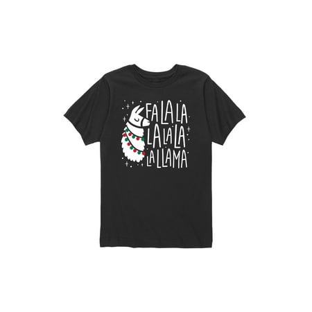 Instant Message - Fa La La La La Llama - Toddler Short Sleeve Tee