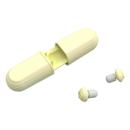 Farfi 1 Set Ear Plugs Firm Wearing Sound Blocking Versatile Soft Silicone Ear Plugs for Home (Yellow)
Farfi 1 Set Ear Plugs Firm Wearing Sound Blocking Versatile Soft Silicone Ear Plugs for Home (Yellow)