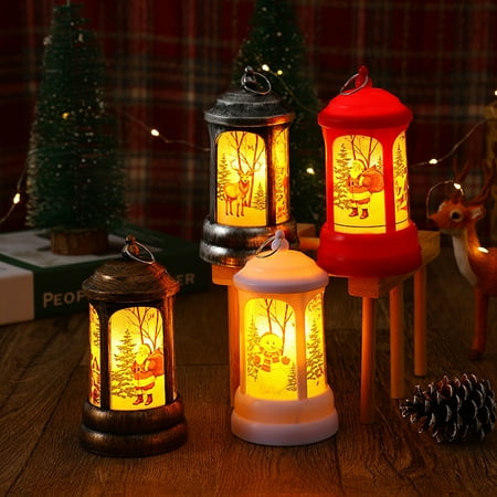 NUZYZ Christmas Lantern Vintage Battery Operated Portable Home Decoration Flameless Electronic Candle Lamp Night Light Party Supplies Gift
NUZYZ Christmas Lantern Vintage Battery Operated Portable Home Decoration Flameless Electronic Candle Lamp Night Light Party Supplies Gift