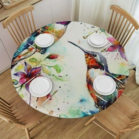 Patifu Hummingbirds Flowers Feathers Round Table Cover Stain Resistant Washable Indoor Outdoor Tablecloth Kitchen Dining Wedding Parties 100% Polyester Fiber 46-50
Patifu Hummingbirds Flowers Feathers Round Table Cover Stain Resistant Washable Indoor Outdoor Tablecloth Kitchen Dining Wedding Parties 100% Polyester Fiber 46-50