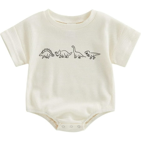 QWZNDZGR Baby Girls Boys Romper Short Sleeve Crew Neck Dinosaur Animal Cartoon Print Summer Bodysuit Clothes
QWZNDZGR Baby Girls Boys Romper Short Sleeve Crew Neck Dinosaur Animal Cartoon Print Summer Bodysuit Clothes