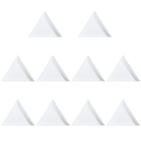10pcs Plastic Triangular Jewelry Picking Plates For Rhinestones Beads Jewelry Tools Jewelry Findings (White)
10pcs Plastic Triangular Jewelry Picking Plates For Rhinestones Beads Jewelry Tools Jewelry Findings (White)