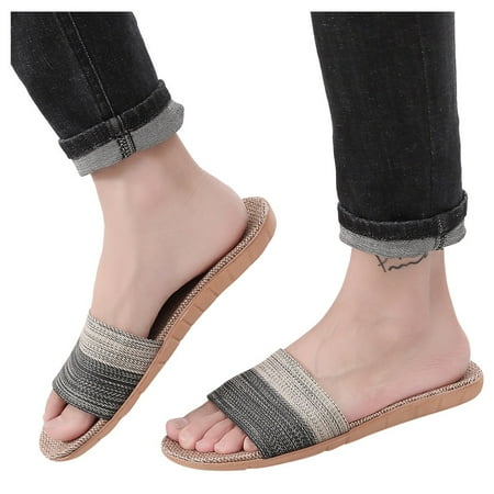 NECHOLOGY Mens Slippers Size 9-10 inside outside Beach Home Shoes Linen Sandals Breathable Mens Arch Support Slippers Green 12
NECHOLOGY Mens Slippers Size 9-10 inside outside Beach Home Shoes Linen Sandals Breathable Mens Arch Support Slippers Green 12