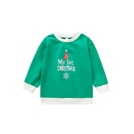 Loalirando Baby Girls Boys My 1st Christmas Sweatshirt Crewneck Button Romper Clothes
Loalirando Baby Girls Boys My 1st Christmas Sweatshirt Crewneck Button Romper Clothes
