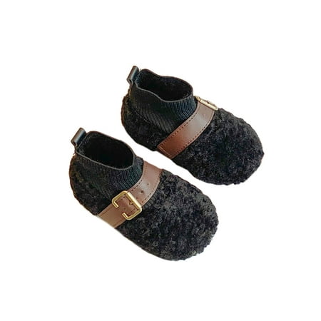 Difumos Girls Slip Resistant Low Calf Winter Warm Shoes Comfortable Round Toe Party Cute Plush Lined Boot Black 10C
Difumos Girls Slip Resistant Low Calf Winter Warm Shoes Comfortable Round Toe Party Cute Plush Lined Boot Black 10C