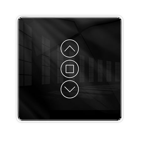 Tuya Smart Wireless WiFi RF Smart Curtain Touch Switch Glass Panel Backlight
