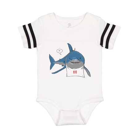 Inktastic Shark Dinner Gift Baby Boy or Baby Girl Bodysuit