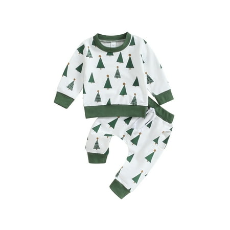 Wassery 2PCS Toddler Baby Boys Pants Set Infant Christmas Outfits Long Sleeve Crew Neck Christmas Tree Print Sweatshirt Drawstring Pants 6M 12M 18M 2T 3T Newborn Fall Clothes
Wassery 2PCS Toddler Baby Boys Pants Set Infant Christmas Outfits Long Sleeve Crew Neck Christmas Tree Print Sweatshirt Drawstring Pants 6M 12M 18M 2T 3T Newborn Fall Clothes