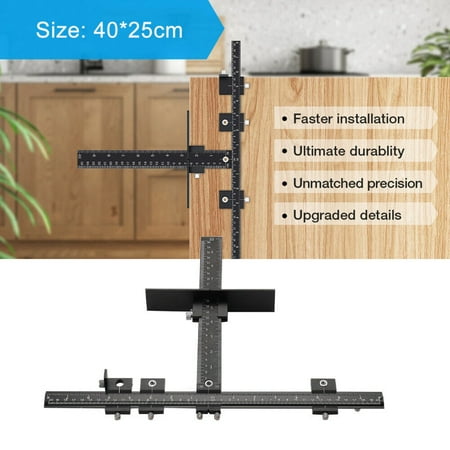 ECUTEE Adjustable Punch Locator Cabinet Hardware Jig Tool Drill Guide Aluminum Alloy
ECUTEE Adjustable Punch Locator Cabinet Hardware Jig Tool Drill Guide Aluminum Alloy