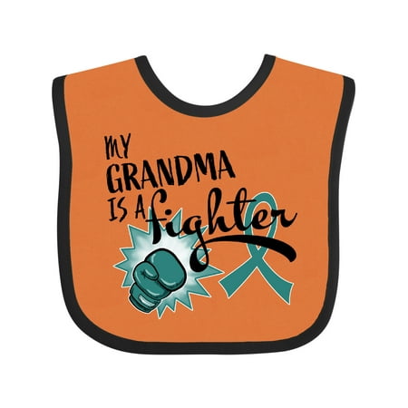 Inktastic Ovarian Cancer Awareness My Grandma is a Fighter Gift Baby Boy or Baby Girl Bib
Inktastic Ovarian Cancer Awareness My Grandma is a Fighter Gift Baby Boy or Baby Girl Bib