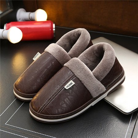 QWZNDZGR Winter Indoor Slippers Women Plush Keep Warm Flat Home Shoes Soft Comfort Slides Men Pu Leather Waterproof Slipper Fashion Shoes
QWZNDZGR Winter Indoor Slippers Women Plush Keep Warm Flat Home Shoes Soft Comfort Slides Men Pu Leather Waterproof Slipper Fashion Shoes