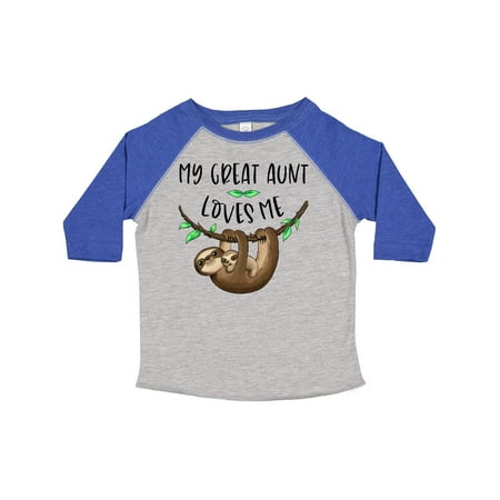 Inktastic My Great Aunt Loves Me Cute Sloth and Baby Gift Toddler Boy or Toddler Girl T-Shirt
Inktastic My Great Aunt Loves Me Cute Sloth and Baby Gift Toddler Boy or Toddler Girl T-Shirt