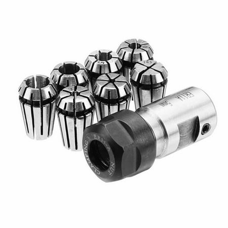 Leke 7pcs ER11 Spring Collet Set with ER11A 5mm Extension Rod for CNC Machine Tools
Leke 7pcs ER11 Spring Collet Set with ER11A 5mm Extension Rod for CNC Machine Tools