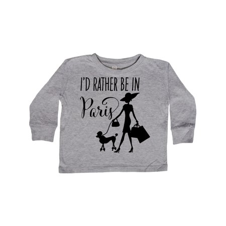 Inktastic I d Rather Be in Paris- shopping and travel Gift Toddler Toddler Girl Long Sleeve T-Shirt
Inktastic I d Rather Be in Paris- shopping and travel Gift Toddler Toddler Girl Long Sleeve T-Shirt