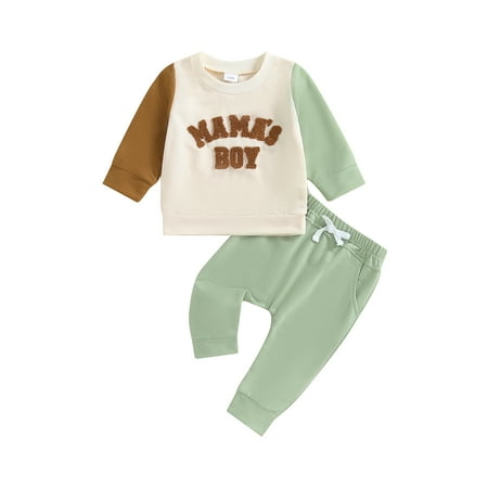Toddler Baby Boy Autumn Outfits Letter Print Long Sleeve Sweatshirt Drawstring Pocket Pants Set
Toddler Baby Boy Autumn Outfits Letter Print Long Sleeve Sweatshirt Drawstring Pocket Pants Set