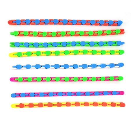 8 Luminous Wacky Tracks 24 Links Relaxing Toys Party Bag Fillers