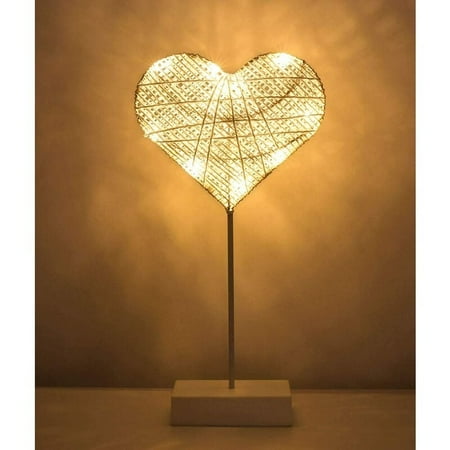 Kids Night Light Decorative LED Desk Lamp Battery Powered Heart Shaped LED Bedside Lamp Warm White Light Night Lighting
Kids Night Light Decorative LED Desk Lamp Battery Powered Heart Shaped LED Bedside Lamp Warm White Light Night Lighting