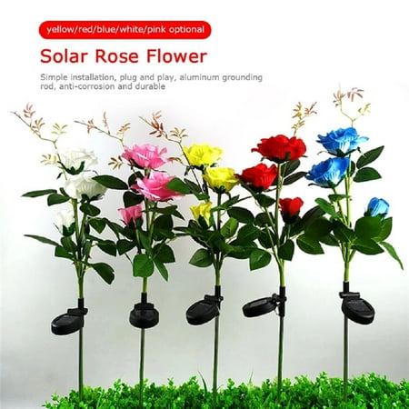 Outdoor Garden Light-Solar Artificial Rose Style Lighting Flower Head Used For Garden Terrace Flower Bed Decoration(Red 3 Heads)
Outdoor Garden Light-Solar Artificial Rose Style Lighting Flower Head Used For Garden Terrace Flower Bed Decoration(Red 3 Heads)