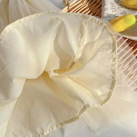 Aayomet Girls Dresses Toddler Girls Fly Sleeve Solid Color Flower Petals Tulle Dress Dance Party Princess Dresses Clothes Beige 12-18 Months
Aayomet Girls Dresses Toddler Girls Fly Sleeve Solid Color Flower Petals Tulle Dress Dance Party Princess Dresses Clothes Beige 12-18 Months