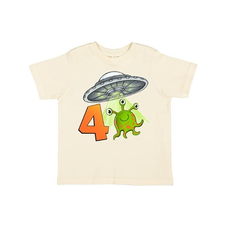 Inktastic Fourth Birthday- Cute Green Alien UFO Gift Toddler Boy or Toddler Girl T-Shirt
Inktastic Fourth Birthday- Cute Green Alien UFO Gift Toddler Boy or Toddler Girl T-Shirt
