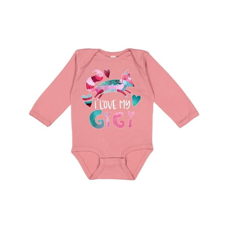Inktastic I Love My Gigi Pink and Blue Fox with Hearts Boys or Girls Long Sleeve Baby Bodysuit
Inktastic I Love My Gigi Pink and Blue Fox with Hearts Boys or Girls Long Sleeve Baby Bodysuit