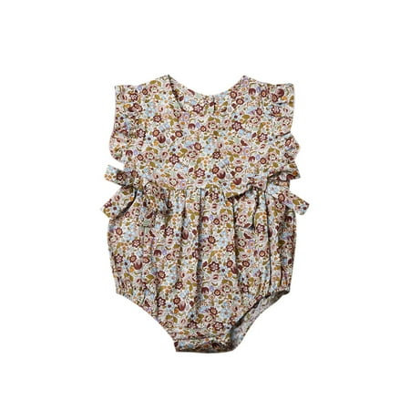 Baby Girls Sleeveless Round Neck Floral Romper Cute Hollow Out Summer Jumpsuit
Baby Girls Sleeveless Round Neck Floral Romper Cute Hollow Out Summer Jumpsuit