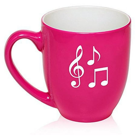 16 oz Large Bistro Mug Ceramic Coffee Tea Glass Cup Music Notes (Hot Pink)
16 oz Large Bistro Mug Ceramic Coffee Tea Glass Cup Music Notes (Hot Pink)
