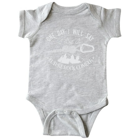 Inktastic Future Rock Climber Hiking Gift Baby Boy or Baby Girl Bodysuit